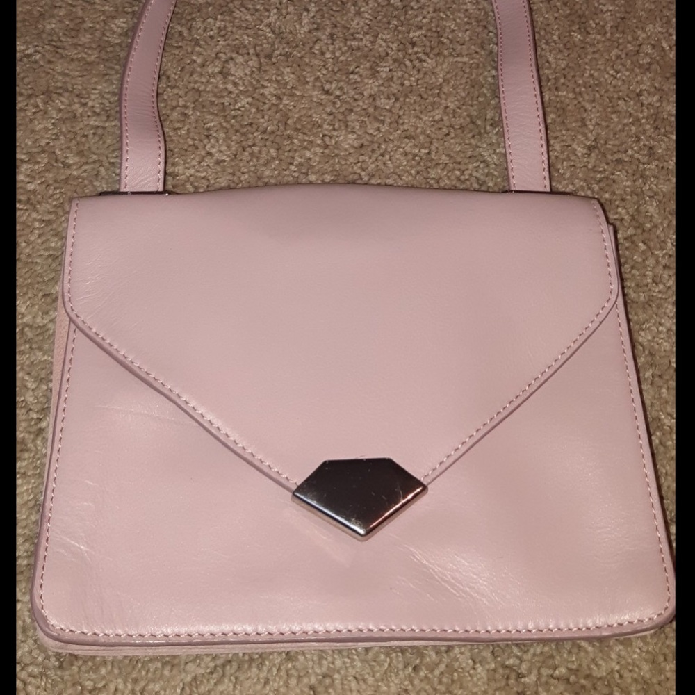 light pink purse
